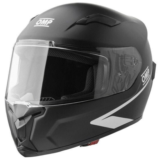 Шлем мотоциклетный OMP CIRCUIT EVO2 Матовый черный L