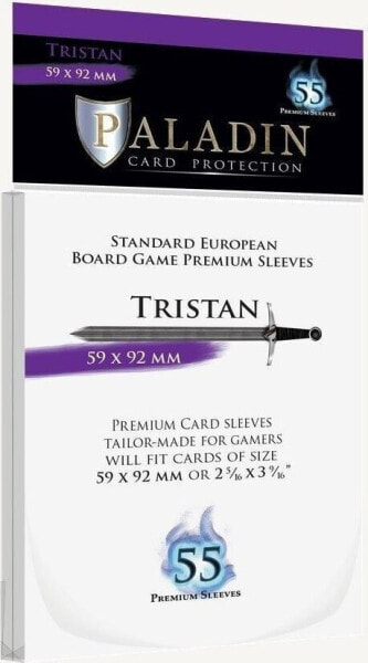 Board&Dice Koszulki na karty Paladin - Tristan (59x92mm)