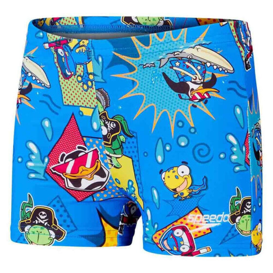 Плавательные шорты для мальчиков Speedo Digital Allover Swim Boxer