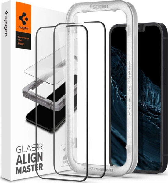 Spigen Szkło Spigen x2 ALM Glas.tR FC do Apple iPhone 13 Pro Max Black