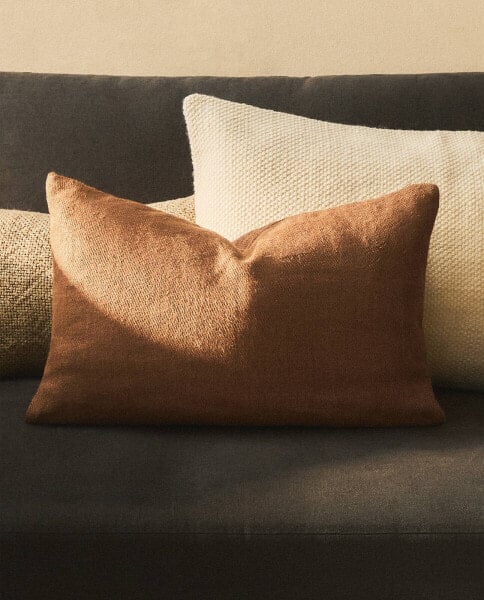 Linen cushion cover