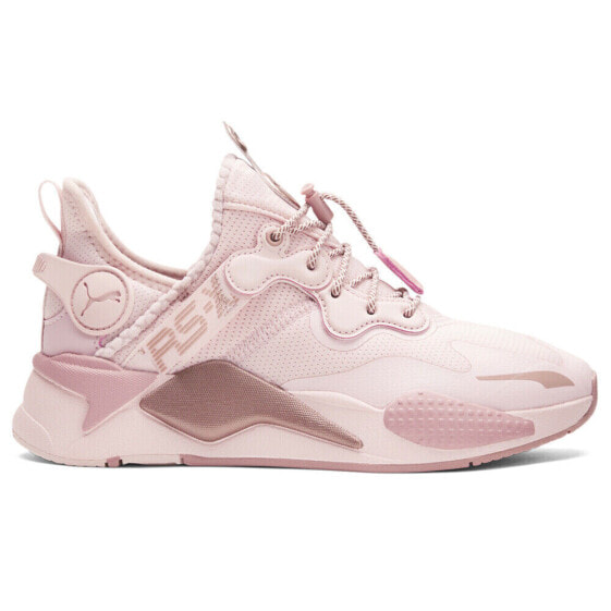 Кроссовки женские Puma RsX T3ch Pink Rose Lace Up.