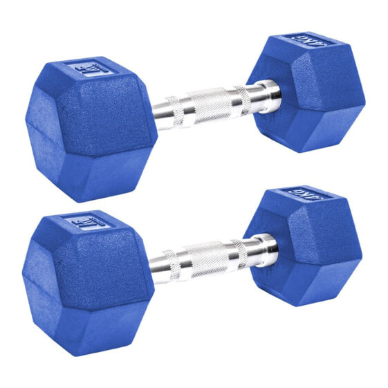 KRF Rubber Hex 4kg Dumbell