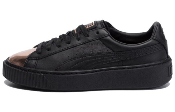 Кроссовки PUMA Basket Platform Rihanna Black Gold