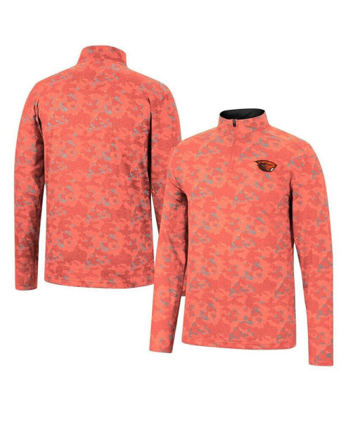 Men's Orange Oregon State Beavers Tivo Quarter-Zip Jacket