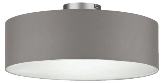 Stoff Deckenlampe Ø 40cm Braun-Grau