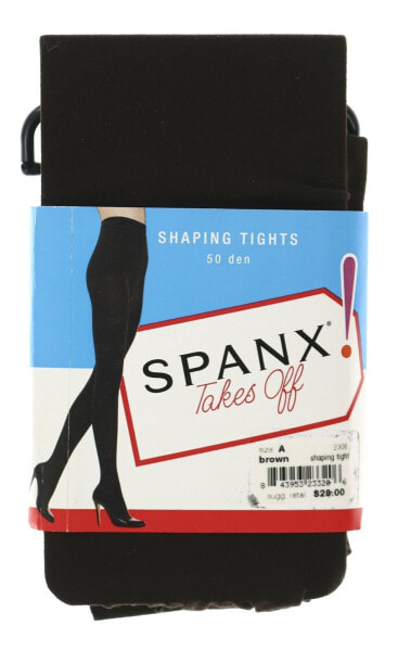 Spanx Takes Off Shaping Tights 50 Denier BROWN Size A 121901 $28