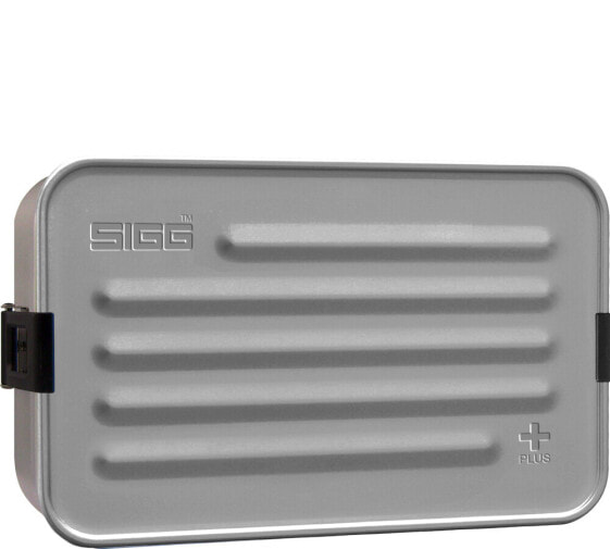Хранилище для продуктов Sigg Box прямоугольное черно-серое из алюминия 145 мм х 229 мм