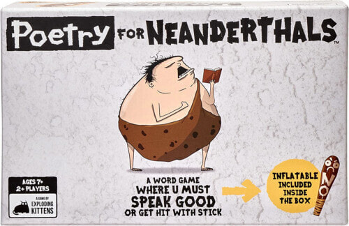 Poetry for Neanderthals by Exploding Kittens LLC Family Card Game for Adults gts