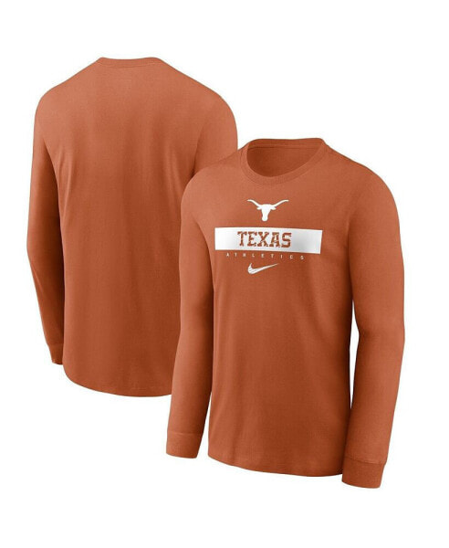 Men's Texas Orange Texas Longhorns 2024 Sideline Legend Performance Long Sleeve T-Shirt