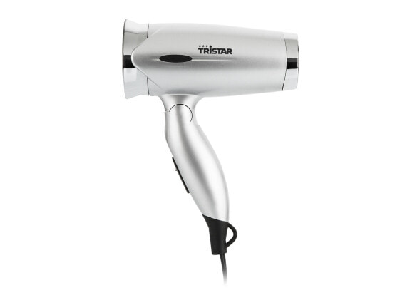 Фен для волос Tristar HD-2333 Hair dryer - Black - Chrome - Silver - Monochromatic - Plastic - Hanging loop - 1.7 m - 1200 W