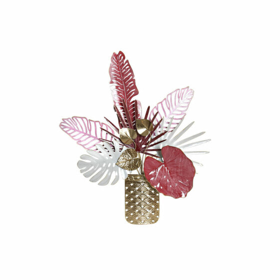 Настенный декор Металлические цветы DKD Home Decor (66 x 13 x 74 см)