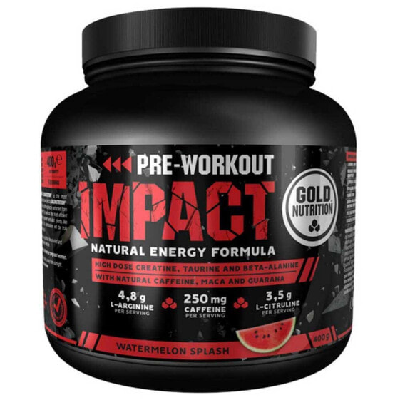 Специализированный портативный напиток для спортсменов Gold Nutrition Pre Workout Impact 400 г Цитрусовое