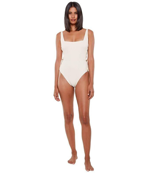 Sanctuary 269037 Women's Sandbar (White/Sand) Swimsuits One Piece