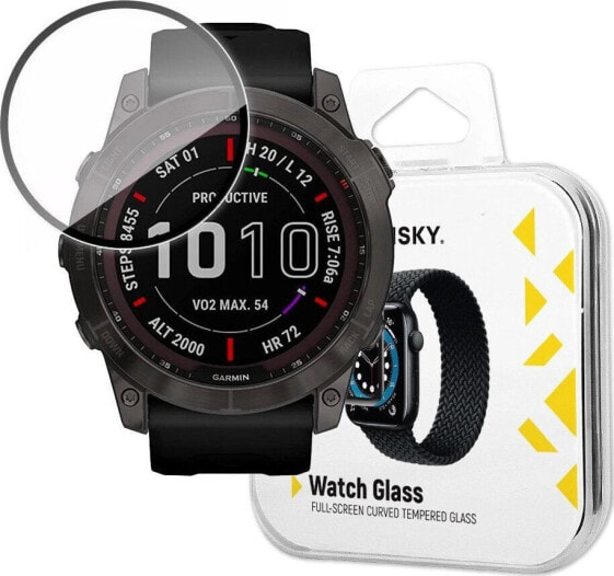 Wozinsky Wozinsky Watch Glass hybrydowe szkło do Garmin Fenix 7X czarny