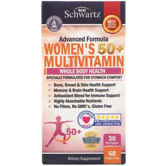 Women's 50+ Multivitamin, 60 Veggie Caps