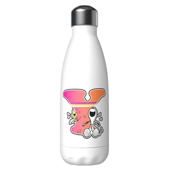 SNOOPY Letter Y Customized Stainless Steel Bottle 550ml