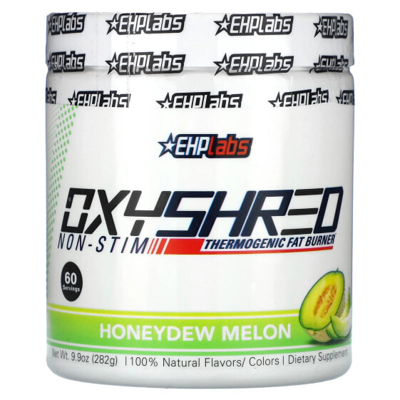 Жиросжигатель EHPlabs OxyShred Non-Stim, термогенный, дынный melon 282 г