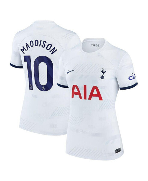 Women's James Maddison White Tottenham Hotspur 2023/24 Home Stadium Replica Player Jersey