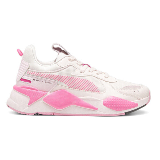 Puma RsX Soft Lace Up Womens Pink Sneakers Casual Shoes 39377205