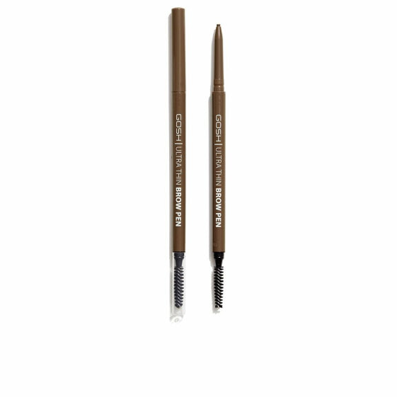 Gosh Ultra Thin Brow Pen - Grey Brown Ультратонкий автоматический карандаш для бровей с кистью для приглаживания волосков  0,09 г