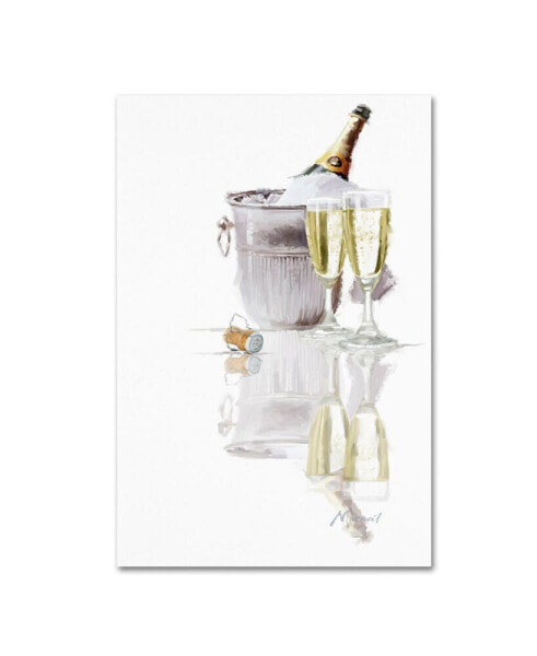 The Macneil Studio 'Champagne' Canvas Art - 16" x 24"