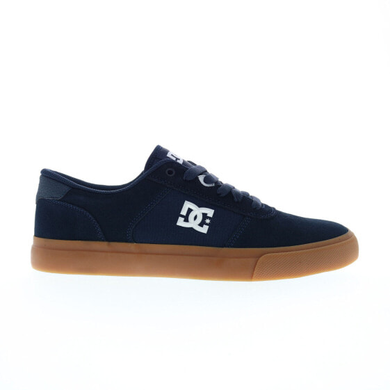 Кроссовки DC Teknic Dark Navy Men's Skate Inspired Sneakers 100% оригиналъными из замши