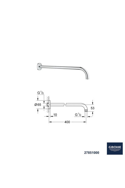 Ankastre Banyo Duş Seti + Hüppe Galata X Duş Kanalı -11