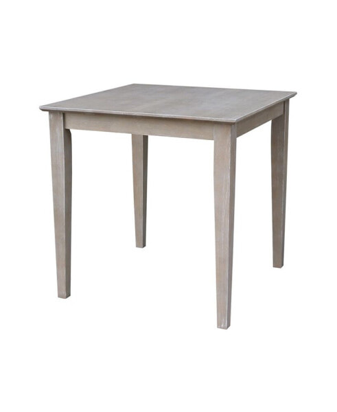 Solid Wood Top Table - Dining Height