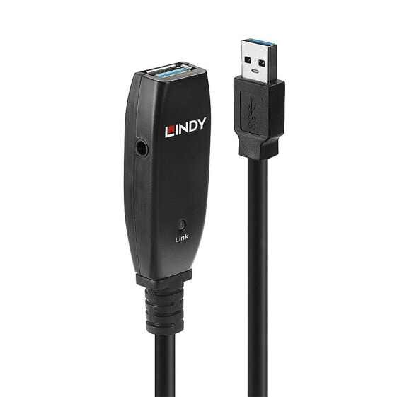 USB-кабель LINDY 43322 Чёрный 15 m