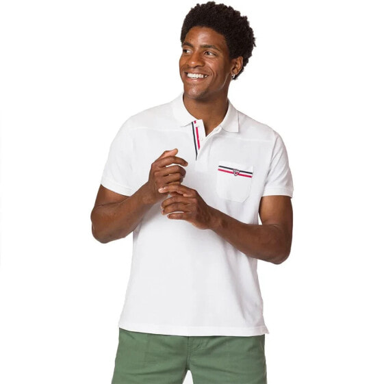 ROSSIGNOL Logo Pocket short sleeve polo