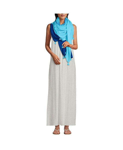 Women's Tasseled Swim Cover-up Sarong