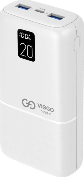 Powerbank Viggo Design PD 20W LED 20000mAh Biały