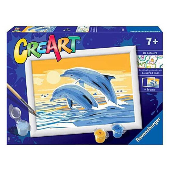 RAVENSBURGER CreArt Dolphins Friends Painting Kit