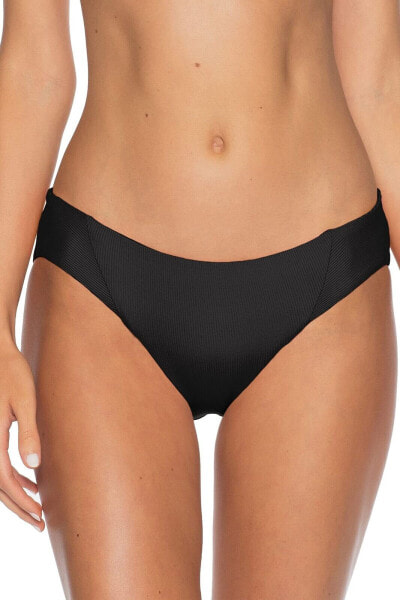 Becca by Rebecca Virtue 292856 Fine Line Rib American Fit Bottoms Black Size LG