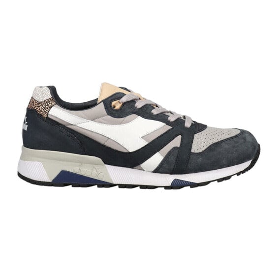 Diadora N9000 Italia Lace Up Mens Blue, Grey Sneakers Casual Shoes 177990-75067