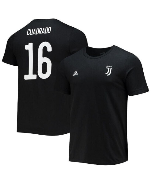 Men's Juan Cuadrado Black Juventus Amplifier Name and Number T-shirt