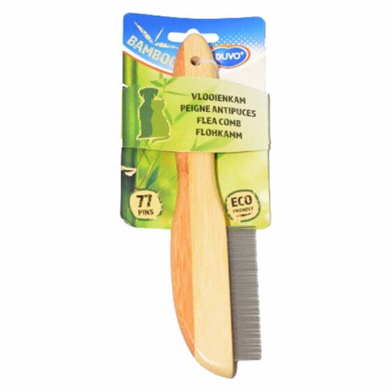 DUVO+ 77 Spikes Bamboo Eco Flea Brush 21 cm