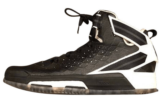 adidas D Rose 6 Boost 'Black White' 高帮 实战篮球鞋 男款 黑白 / Кроссовки баскетбольные Adidas D AQ8420
