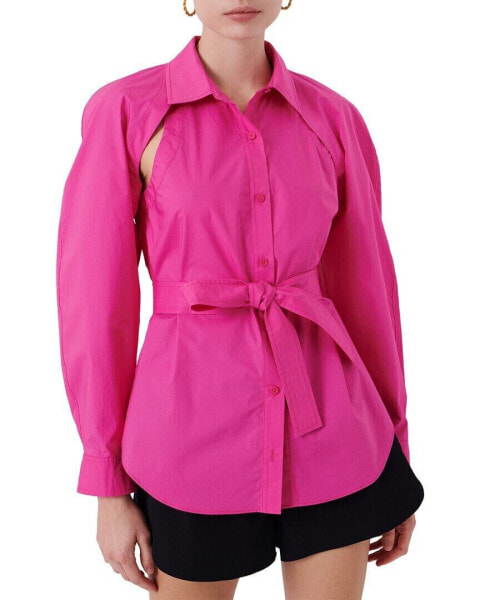 Блузка с рукавами-болеро DEREK LAM 10 CROSBY Casper для женщин