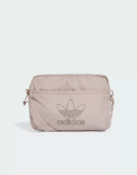 adidas Originals small Airliner Bag in Brown