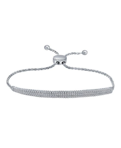 Diamond Bolo Bracelet (3 ct. t.w.) in 14K White Gold