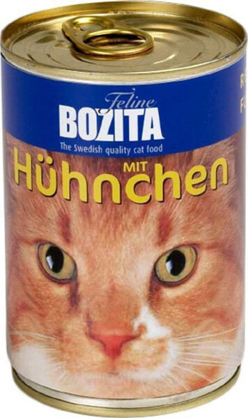 Влажный корм для кошек Bozita, кусочки с курицей, 410 г