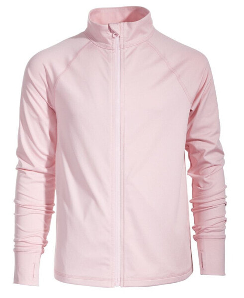 Big Girls Core Solid Full-Zip Active Jacket, Created for Macy's