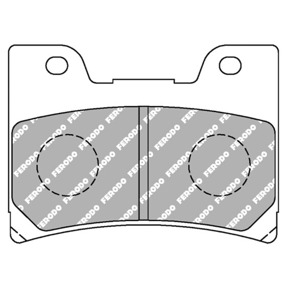 FERODO FDB666P Platinum semi metallic disc brake pads