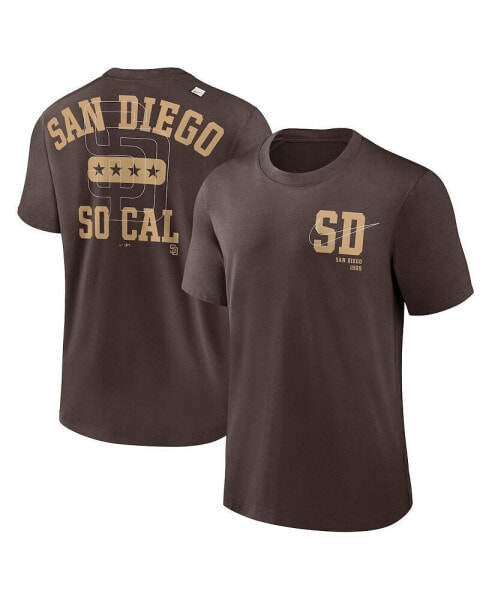Men's Brown San Diego Padres Statement Game Over T-shirt