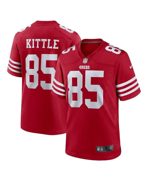Men's George Kittle Scarlet San Francisco 49ers Player Game Jersey