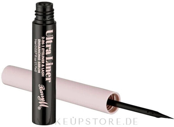 Barry M Ultra Liner 2-in-1 Eyeliner & Lash Enhancing Serum - Barry M Ultra Liner 2-in-1 Eyeliner & Lash Enhancing Serum Black