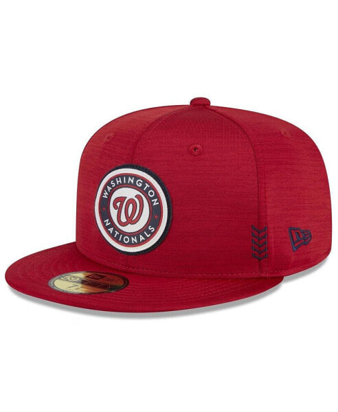 Men's Red Washington Nationals 2024 Clubhouse 59FIFTY Fitted Hat