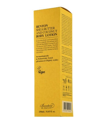 Benton Body Care Shea Butter and Coconut Body Lotion (250 ml)